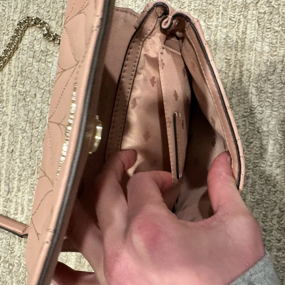 Kate Spade Pink Quilted Shoulder Bag - Picture 7 of 8